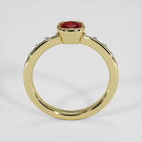 0.71 Ct. Ruby Ring, 14K Yellow Gold 3