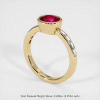 2.02 Ct. Ruby Ring, 14K Yellow Gold 2