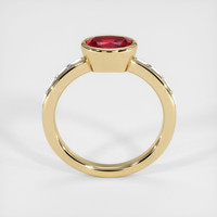 1.10 Ct. Ruby Ring, 14K Yellow Gold 3