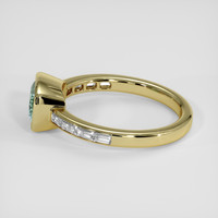 1.63 Ct. Green Sapphire Ring, 14K Yellow Gold 4