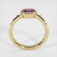 0.57 Ct. Pink Sapphire Ring, 18K Yellow Gold 3