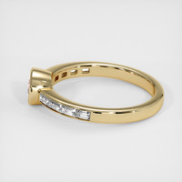 0.44 Ct. Sapphire Ring, 18K Yellow Gold 4