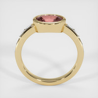 1.18 Ct. Padparadscha Sapphire Ring, 18K Yellow Gold 3