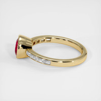 2.02 Ct. Ruby Ring, 18K Yellow Gold 4