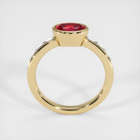 1.10 Ct. Ruby Ring, 18K Yellow Gold 3