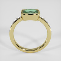 1.63 Ct. Green Sapphire Ring, 18K Yellow Gold 3