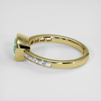 1.63 Ct. Green Sapphire Ring, 18K Yellow Gold 4