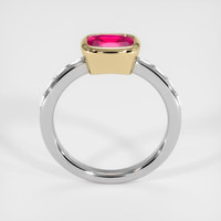 1.70 Ct. Ruby Ring, 14K Yellow & White 3