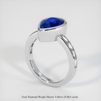 3.01 Ct. Sapphire Ring, Platinum 950 2