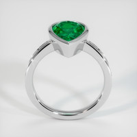 2.57 Ct. Emerald Ring, Platinum 950 3