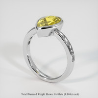 2.57 Ct. Gemstone Ring, Platinum 950 2