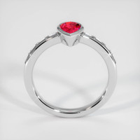 0.76 Ct. Ruby Ring, Platinum 950 3