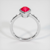 2.03 Ct. Ruby Ring, Platinum 950 3