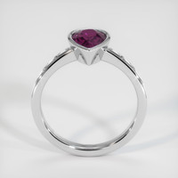 2.03 Ct. Pinkish Purple Sapphire Ring, Platinum 950 3