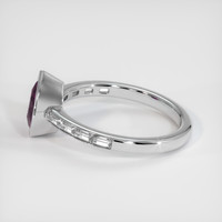 2.03 Ct. Pinkish Purple Sapphire Ring, Platinum 950 4