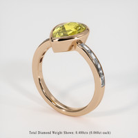 2.57 Ct. Gemstone Ring, 14K Rose Gold 2