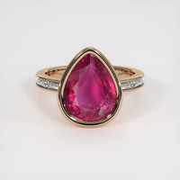 4.60 Ct. Gemstone Ring, 14K Rose Gold 1