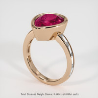 4.60 Ct. Gemstone Ring, 14K Rose Gold 2