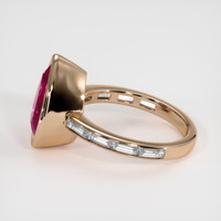 4.60 Ct. Gemstone Ring, 14K Rose Gold 4