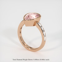 4.17 Ct. Sapphire Ring, 14K Rose Gold 2
