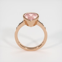 4.17 Ct. Sapphire Ring, 14K Rose Gold 3