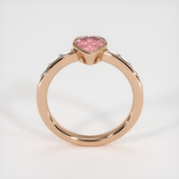0.99 Ct. Sapphire Ring, 14K Rose Gold 3