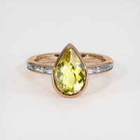 2.57 Ct. Gemstone Ring, 18K Rose Gold 1