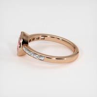 0.99 Ct. Sapphire Ring, 18K Rose Gold 4