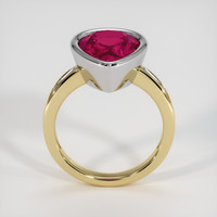 4.60 Ct. Gemstone Ring, 14K White & Yellow 3