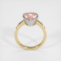 4.17 Ct. Sapphire Ring, 18K White & Yellow 3