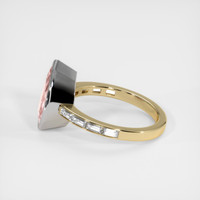 4.17 Ct. Sapphire Ring, 18K White & Yellow 4
