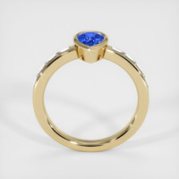 0.68 Ct. Sapphire Ring, 14K Yellow Gold 3