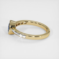 0.76 Ct. Sapphire Ring, 14K Yellow Gold 4