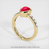 2.03 Ct. Ruby Ring, 14K Yellow Gold 2