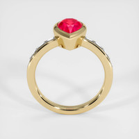 2.03 Ct. Ruby Ring, 14K Yellow Gold 3