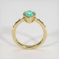 1.20 Ct. Emerald Ring, 18K Yellow Gold 3