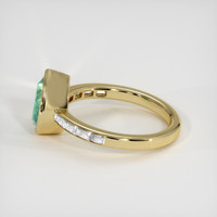1.20 Ct. Emerald Ring, 18K Yellow Gold 4