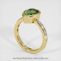 2.03 Ct. Gemstone Ring, 18K Yellow Gold 2