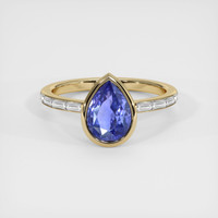 2.78 Ct. Color Change Sapphire Ring, 18K Yellow Gold 1