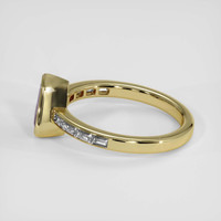 1.18 Ct. Blue Sapphire Ring, 18K Yellow Gold 4