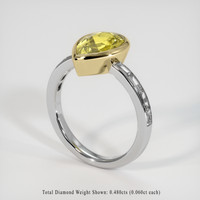 2.57 Ct. Gemstone Ring, 14K Yellow & White 2