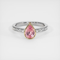 0.99 Ct. Sapphire Ring, 14K Yellow & White 1