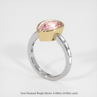 4.17 Ct. Sapphire Ring, 18K Yellow & White 2