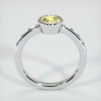 0.94 Ct. Yellow Sapphire Ring, Platinum 950 3