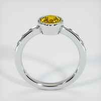 0.94 Ct. Yellow Sapphire Ring, Platinum 950 3
