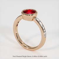 1.67 Ct. Ruby Ring, 14K Rose Gold 2