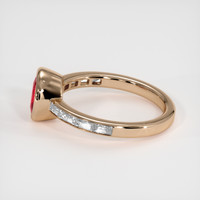 1.67 Ct. Ruby Ring, 14K Rose Gold 4