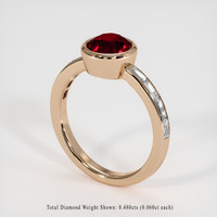 2.01 Ct. Ruby Ring, 14K Rose Gold 2