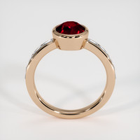 2.01 Ct. Ruby Ring, 14K Rose Gold 3