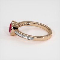 1.60 Ct. Ruby Ring, 14K Rose Gold 4